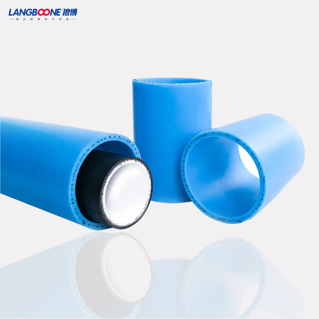 9-Steel Wire Mesh Reinforced HDPE Composite Pipe-Langboone Pipe